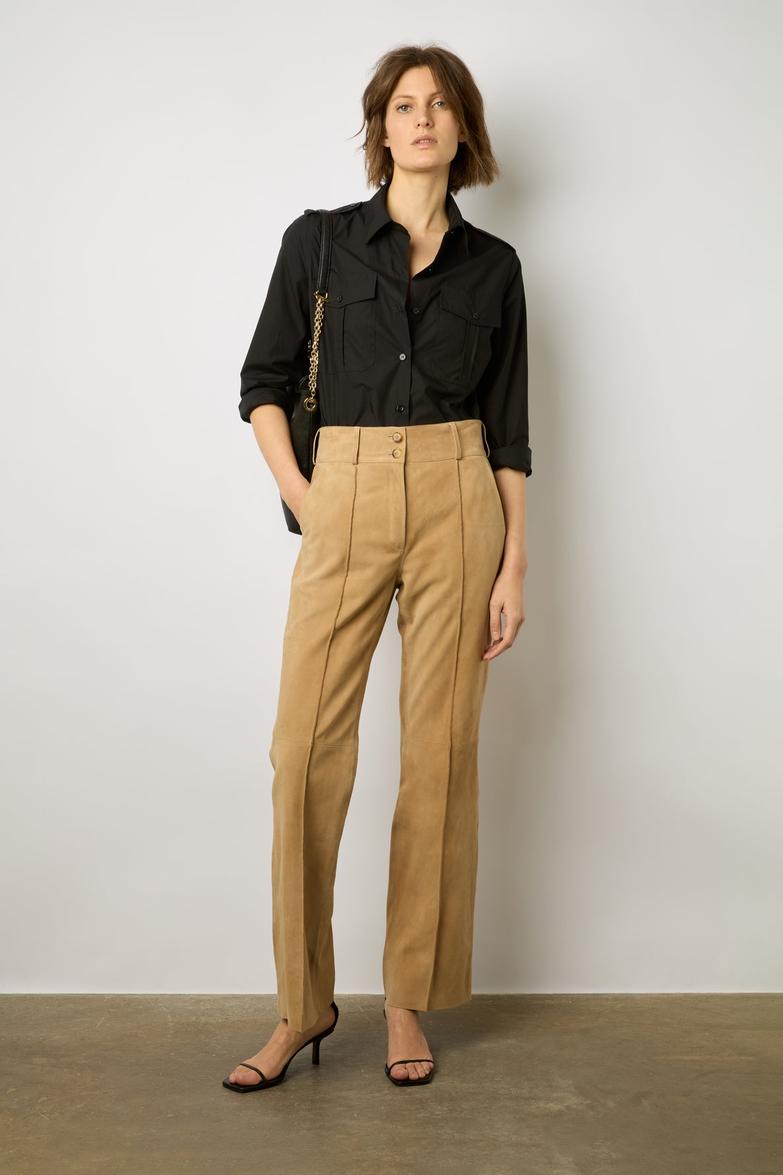 Pantalon en chèvre velours - JOSEPHA