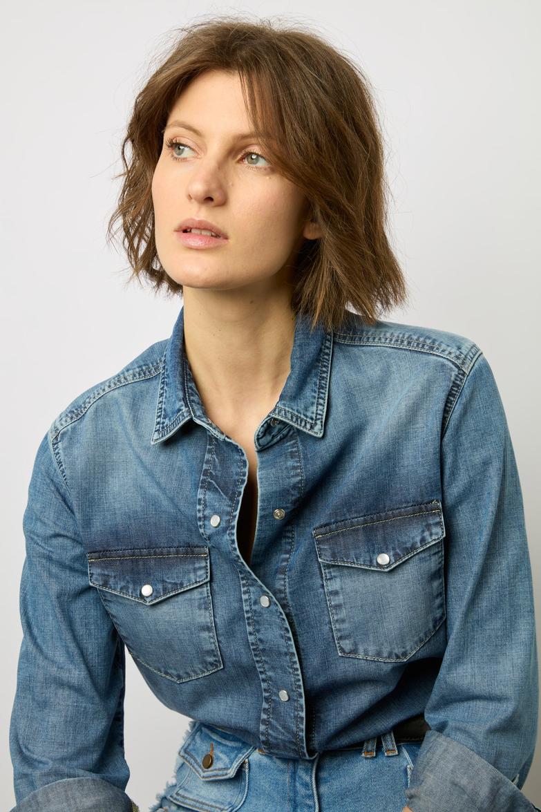 Chemise en denim - AIMEE offre à 155€ sur Gérard Darel