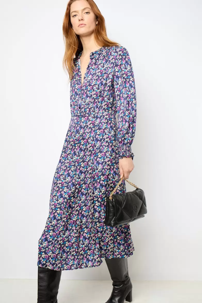 Robe midi à fleurs - SAMIRA offre à 275€ sur Gérard Darel