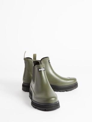 La bottine de pluie hybride, pour un style à toute épreuve offre à 130€ sur Aigle