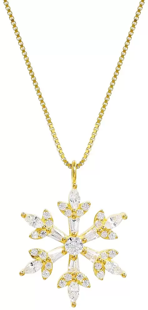 Collier - Golden Snowflak... offre à 34,95€ sur Bijou Brigitte