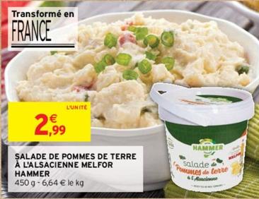 Hammer - Salade De Pommes De Terre A L'alasacienne Melfor offre à 2,99€ sur Intermarché Contact
