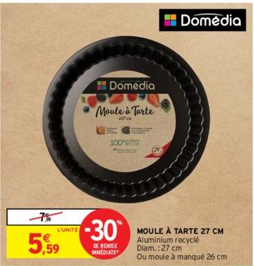 Domedia - Moule A Tarte 27cm  offre à 5,59€ sur Intermarché Contact