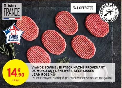 Jean Rozé - Viande Bovine: Bifteck Haché Provenant De Morceaux Dénervés