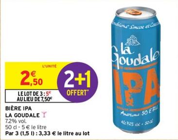 La Goudale - Bière Ipa offre à 2,5€ sur Intermarché Contact