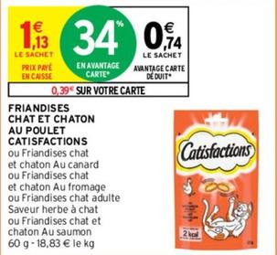 Catisfactions - Friandises Chat Et Chaton Au Poulet