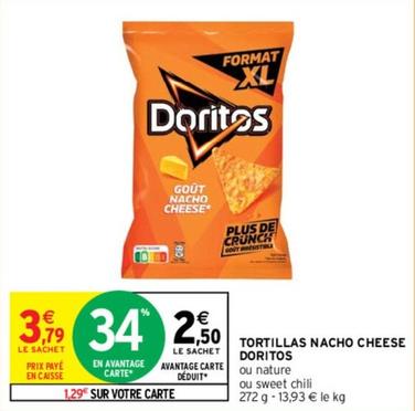 Doritos - Tortillas Nacho Cheese offre à 3,79€ sur Intermarché Express