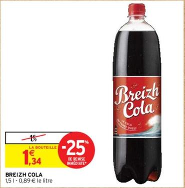 Breizh Cola - 1,5 L offre à 1,34€ sur Intermarché Express