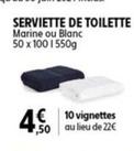 Serviette De Toilette offre à 4,5€ sur Intermarché Express