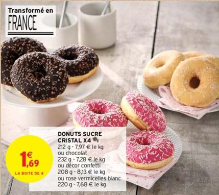 Donuts Sucre Cristal offre à 1,69€ sur Intermarché Express