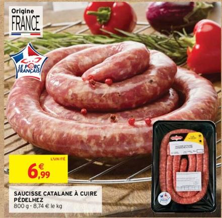 Pédelhez - Saucisse Catalane À Cuire  offre à 6,99€ sur Intermarché Express