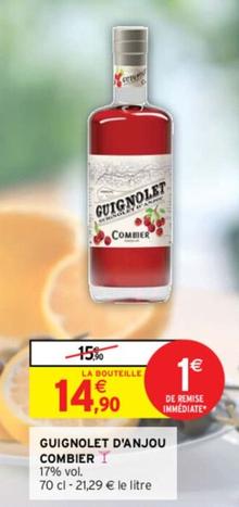 Combier - Guignolet D'anjou offre à 14,9€ sur Intermarché Hyper