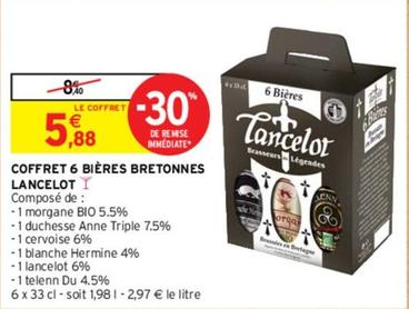Lancelot - Coffret 6 Bières Bretonnes offre à 5,88€ sur Intermarché Hyper