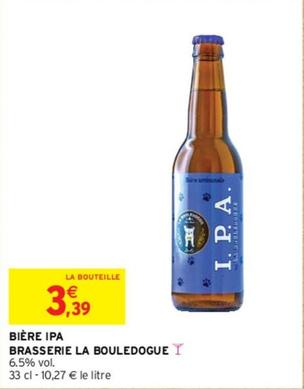 Brasserie La Bouledogue - Bière IPA offre à 3,39€ sur Intermarché Hyper