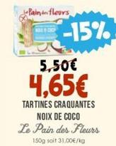 Pâtes à tartiner offre à 4,65€ sur Naturalia