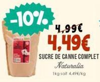 Sucre offre à 4,49€ sur Naturalia