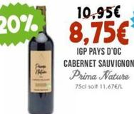 Vin offre à 8,75€ sur Naturalia