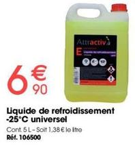 Liquide de refroidissement offre à 6,9€ sur Brico Pro
