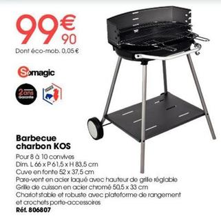 Barbecue au charbon offre à 99,9€ sur Brico Pro