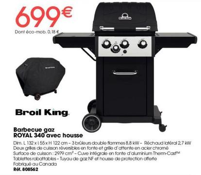 Barbecue à gaz offre à 699€ sur Brico Pro