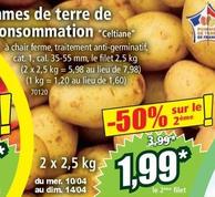 Pommes de terre offre à 1,99€ sur Norma