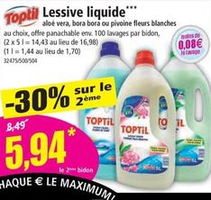 Lessive liquide offre à 5,94€ sur Norma