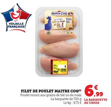 maître coq - filet de poulet