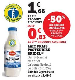 Bridel - Lait Frais Pasteurisé