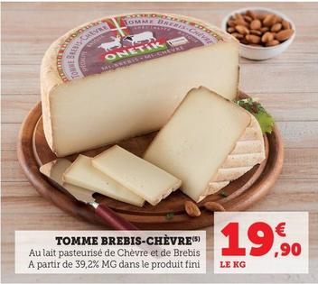 Tomme Brebis-chèvre