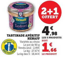 Henaff - Tartinade Aperitif  offre à 1,66€ sur Hyper U
