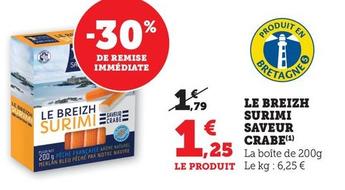 Le Breizh Surimi Saveur Crabe