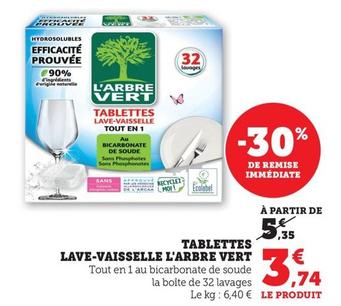 L'arbre Vert - Tablettes Lave-vaisselle