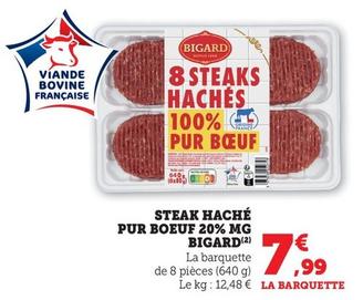 Bigard - Steak Haché Pur Boeuf 20% Mg