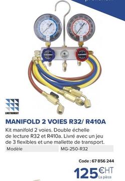 Manifold 2 Voies R32/ R410a offre à 125€ sur Prolians