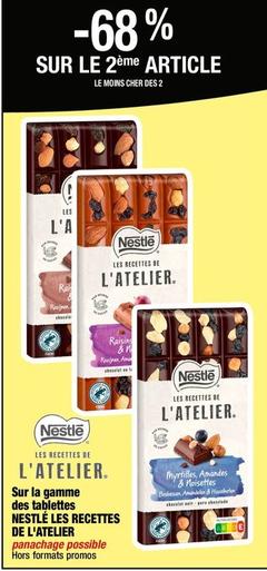 Nestlé - Sur La Gamme Des Tablettes offre sur Migros France