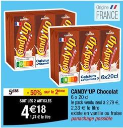 Candia - Candy'Up Chocolat offre à 2,79€ sur Migros France
