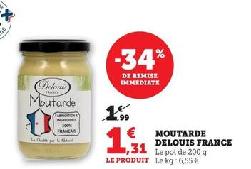 Delouis France - Moutarde offre à 1,31€ sur Super U