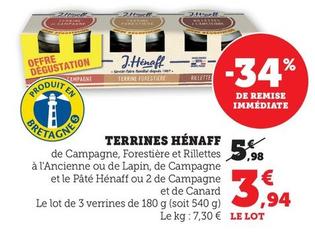 Henaff - Terrines 
