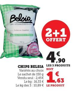 Belsia - Chips offre à 1,63€ sur Super U