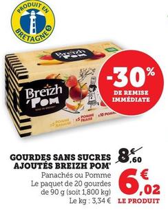 Breizh Pom - Gourdes Sans Sucres Ajoutés offre à 6,02€ sur Super U