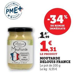 Delouis - Moutarde France offre à 1,31€ sur Super U