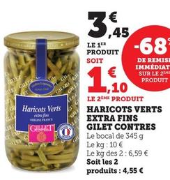 gilet contres - haricots verts extra fins 