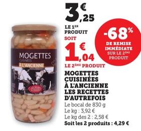 Les  Recettes D'Autrefois - Mogettes Cuisinees A L'Ancienne  offre à 3,25€ sur Super U
