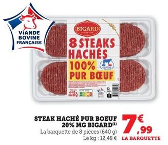 Bigard - Steak Haché Pur Boeuf 20% Mg