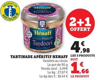 Henaff - Tartinade Apéritif  offre à 1,66€ sur Super U