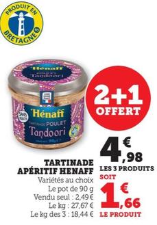 Hénaff - Tartinade Apéritif offre à 1,66€ sur U Express