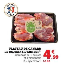 Plateau De Canard Le Domaine D'ernest offre à 4,99€ sur U Express