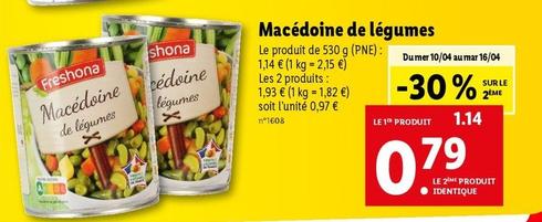 Freshona - Macédoine De Légumes