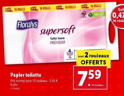 Floralys - Papier Toilette