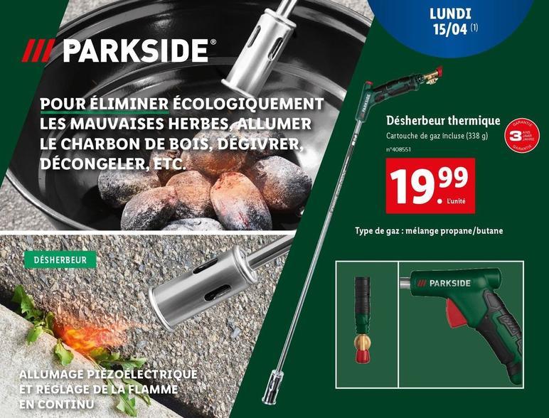 Parkside - Désherbeur Thermique